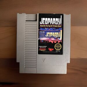 Jeopardy NES 1985 Nintendo Entertainment System  Loose Tested Cleaned Cart Only